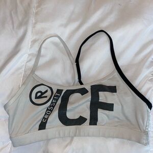 CrossFit Sports Bra with Bold Lettering